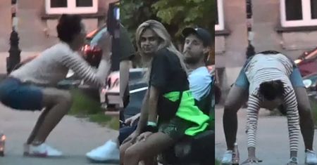 Paulina Krupińska wygina się nad ranem przed Sebastianem Fabijańskim