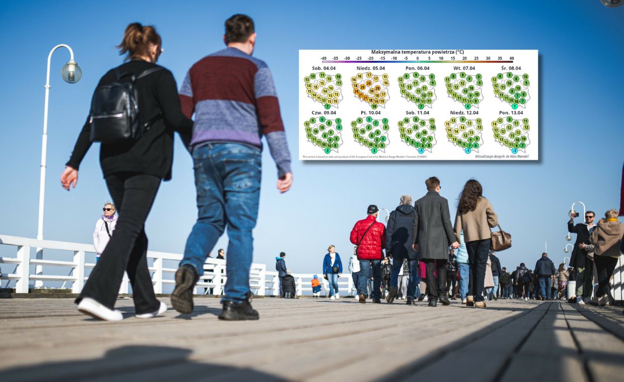Nowa prognoza na 10 dni. Ciepło się rozkręci?