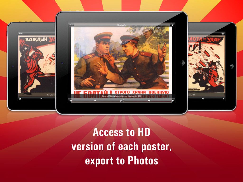 Aplikacja Dnia: Soviet posters HD 3