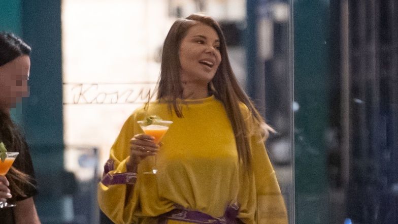Edyta Górniak imprezuje wieczorową porą ze znajomymi