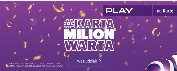 Karta milion warta!