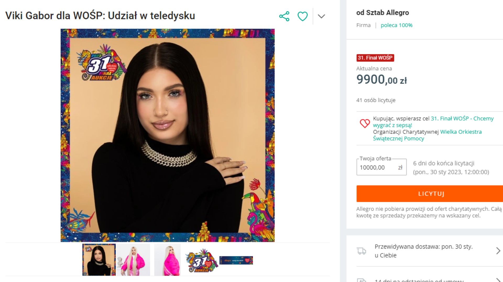 Występ w teledysku VIki Gabor