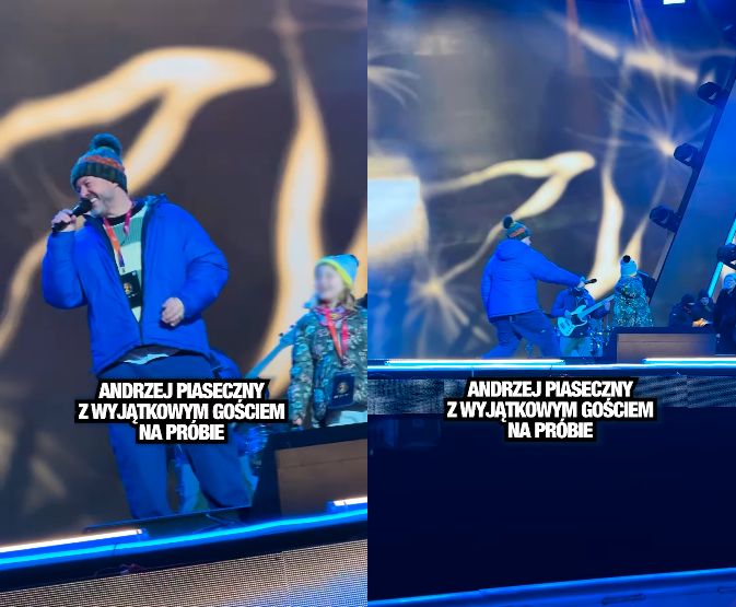 Wyjątkowy gość na próbie Piaska przed "Sylwestrem z Dwójką"