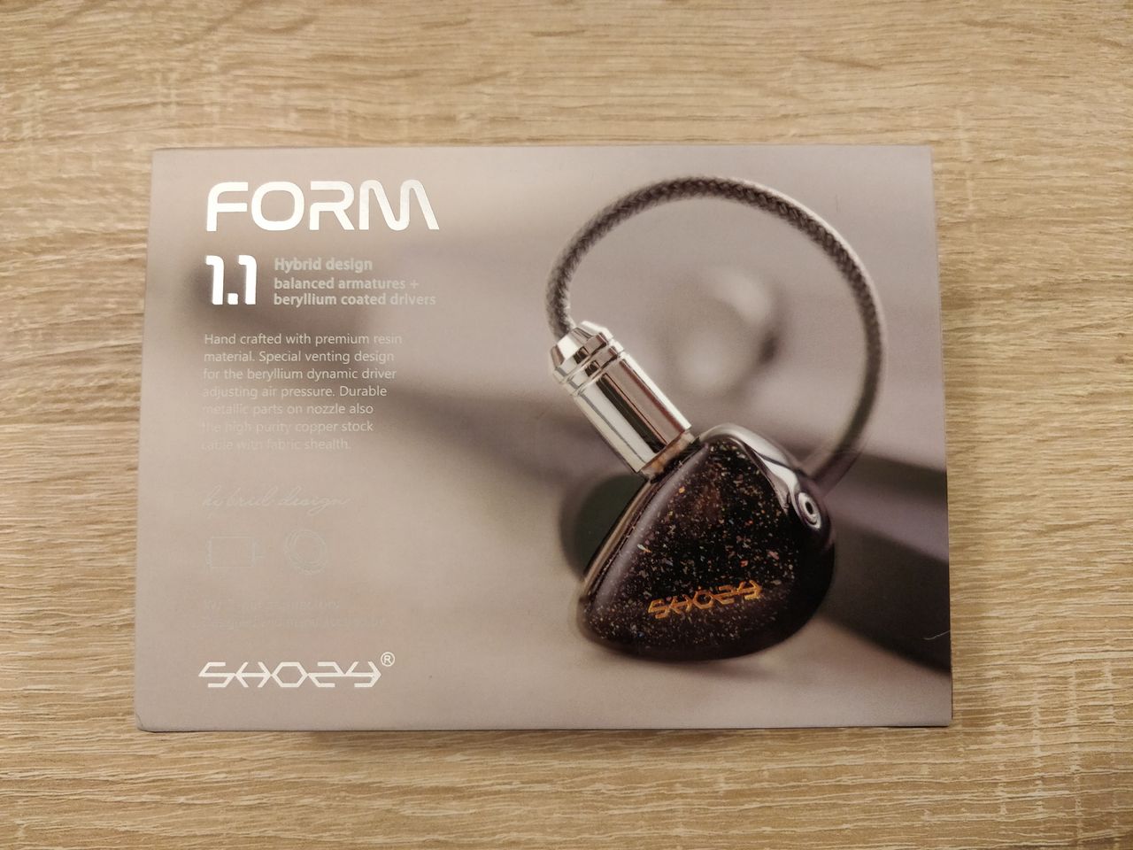 Shozy Form 1.1 - słuchawki z berylowym przetwornikiem