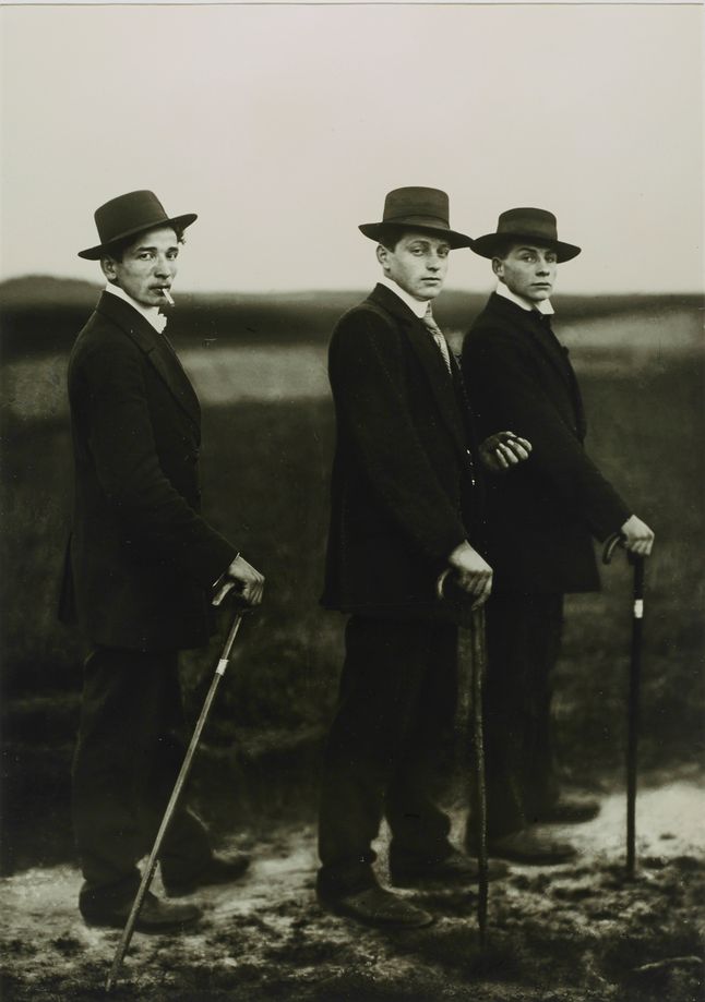 © August Sander, Three Farmers, 1928. Courtesy of Time Space Gallery, Beijing