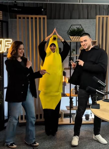 Iwona Pavlović tańczy jako banan