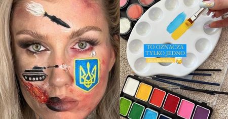 Deynn wspiera Ukrainę... malunkiem na twarzy. "Pomyślałam, że pomogę tak jak mogę"