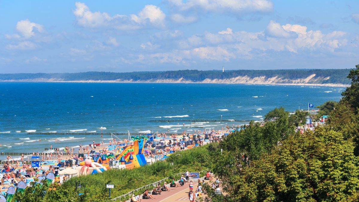 Ustka plaża