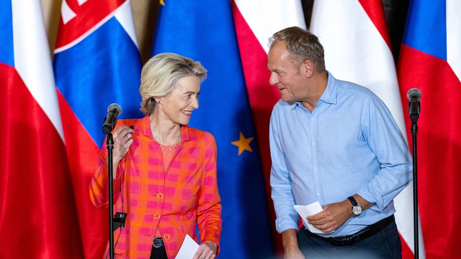 Ursula von der Leyen, Donald Tusk