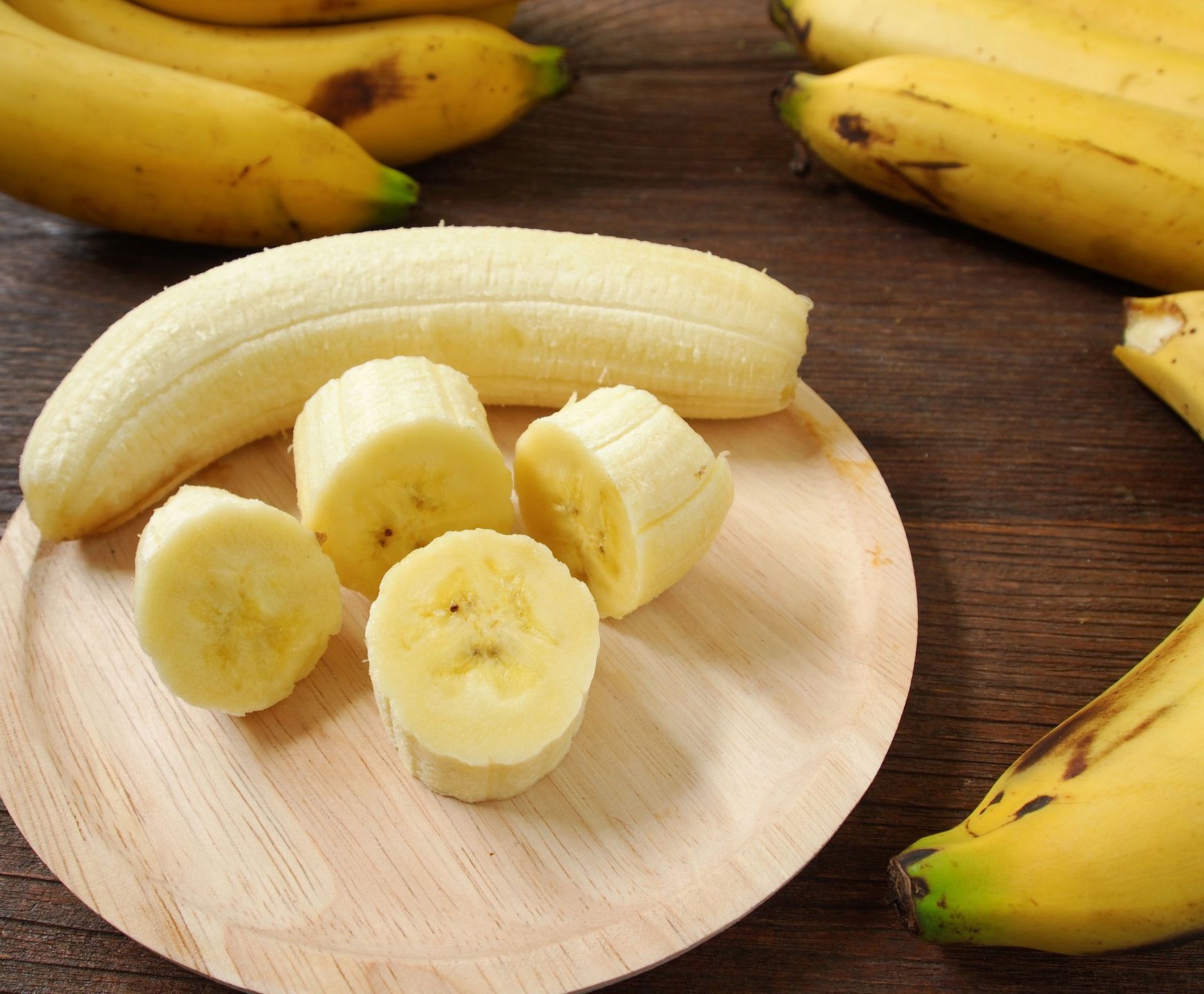 Banan pokrojony w plasterki
