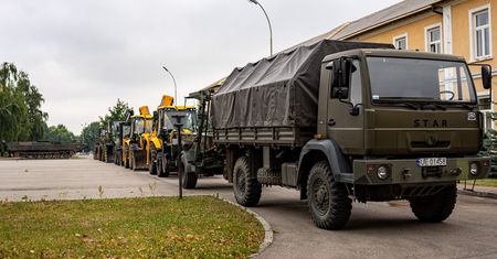 Wojsko wyciąga sprzęt. Są już gotowi na ulewy