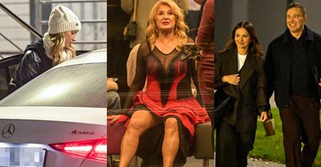 Gwiazdy po "TzG": bosa i obolała Majka Jeżowska, Paulina Sykut-Jeżyna z mężem, Julia Żugaj w mercedesie za ponad 220 TYSIĘCY