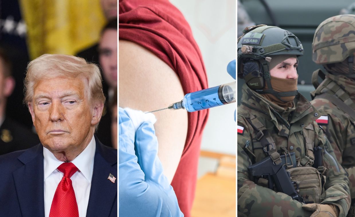 Zaskakujący plan Trumpa, niewygodne szczepienia i pokolenie Z w wojsku. Co wydarzyło się w środę?