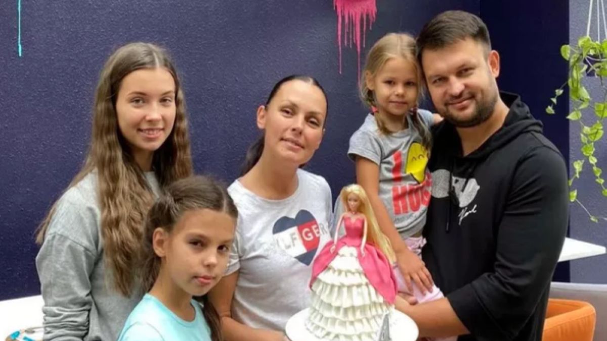 Ukraińska rodzina bawiła się na wakacjach, gdy w ich ojczyźnie wybuchła wojna