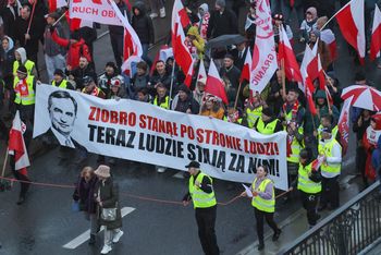 Przygotowali baner dla Ziobry. Wsparcie na Marszu Niepodległości