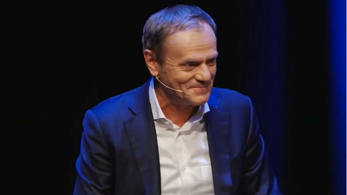Donald Tusk rozbawił publikę