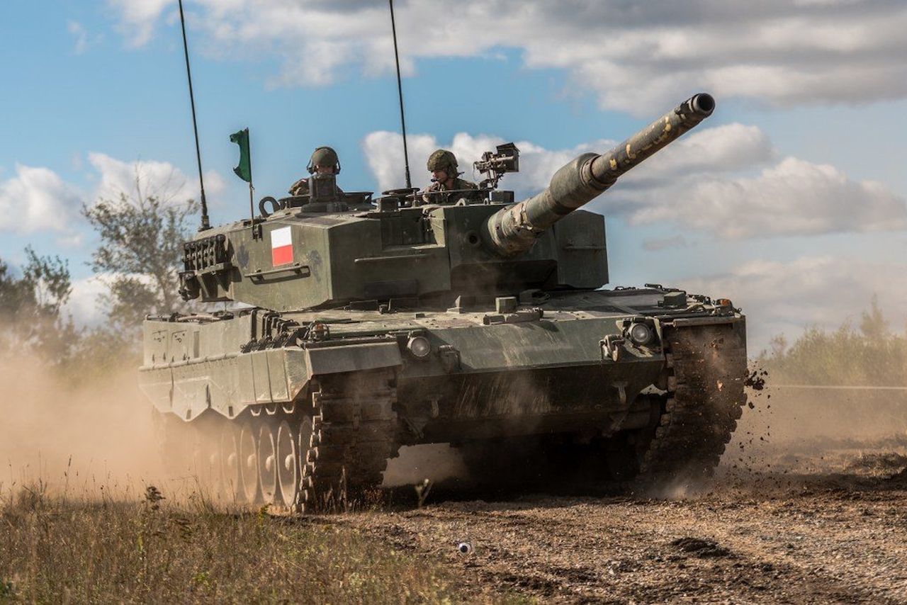 Polski Leopard 2A4. Czołgi w tym wariancie są obecnie modernizowane do standardu PLM1