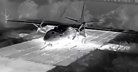 Atak Ukraińców na Krymie. Rosyjskie An-26 już nigdzie nie polecą