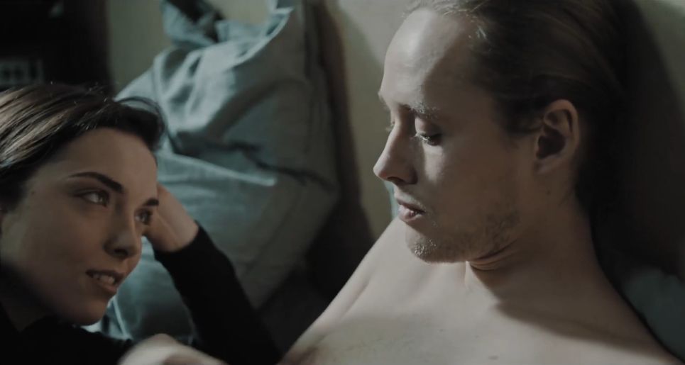 Magdalena Koleśnik i Bartosz Bielenia na planie filmy "Ondyna"
