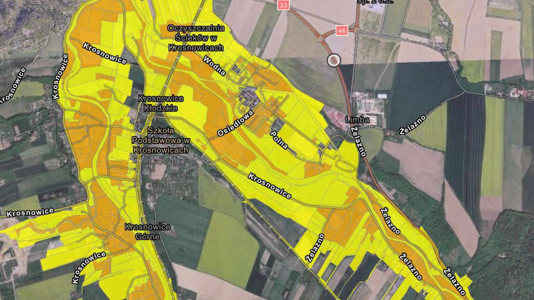 Okolice Żelazna w gminie Kłodzko