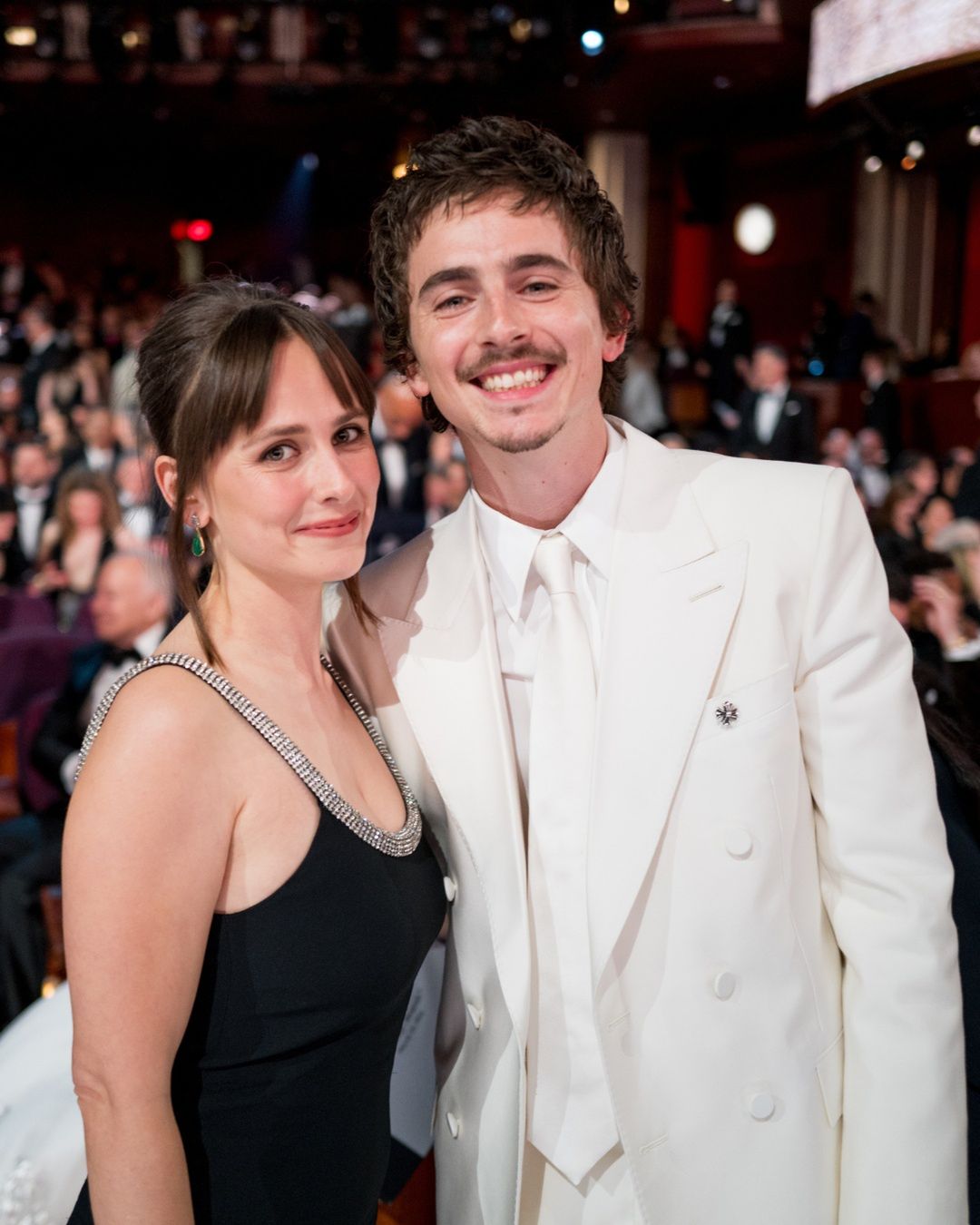 Pauline Chalamet and Timothée Chalamet