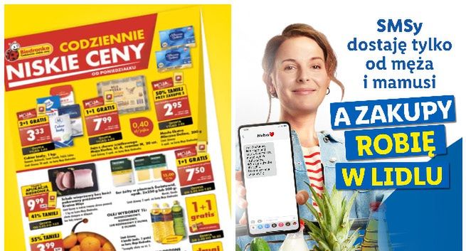 Biedronka wojuje z Lidlem w SMS-ach reklamowych