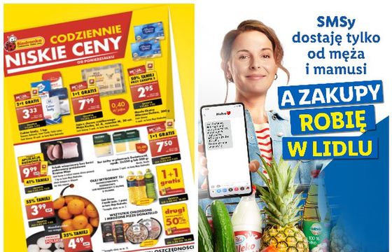 Biedronka wojuje z Lidlem w SMS-ach reklamowych