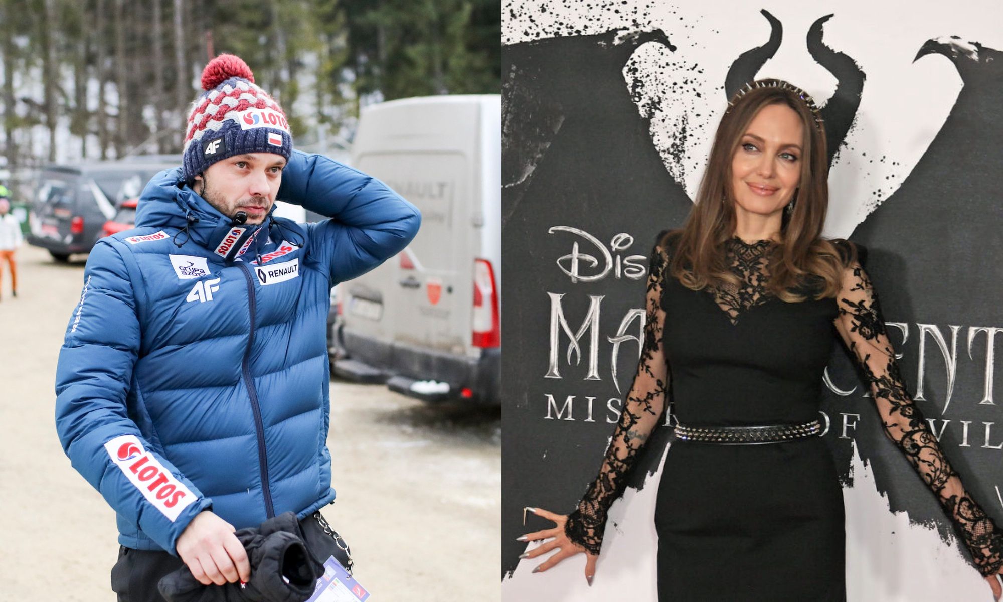 Michal Doleżal i Angelina Jolie