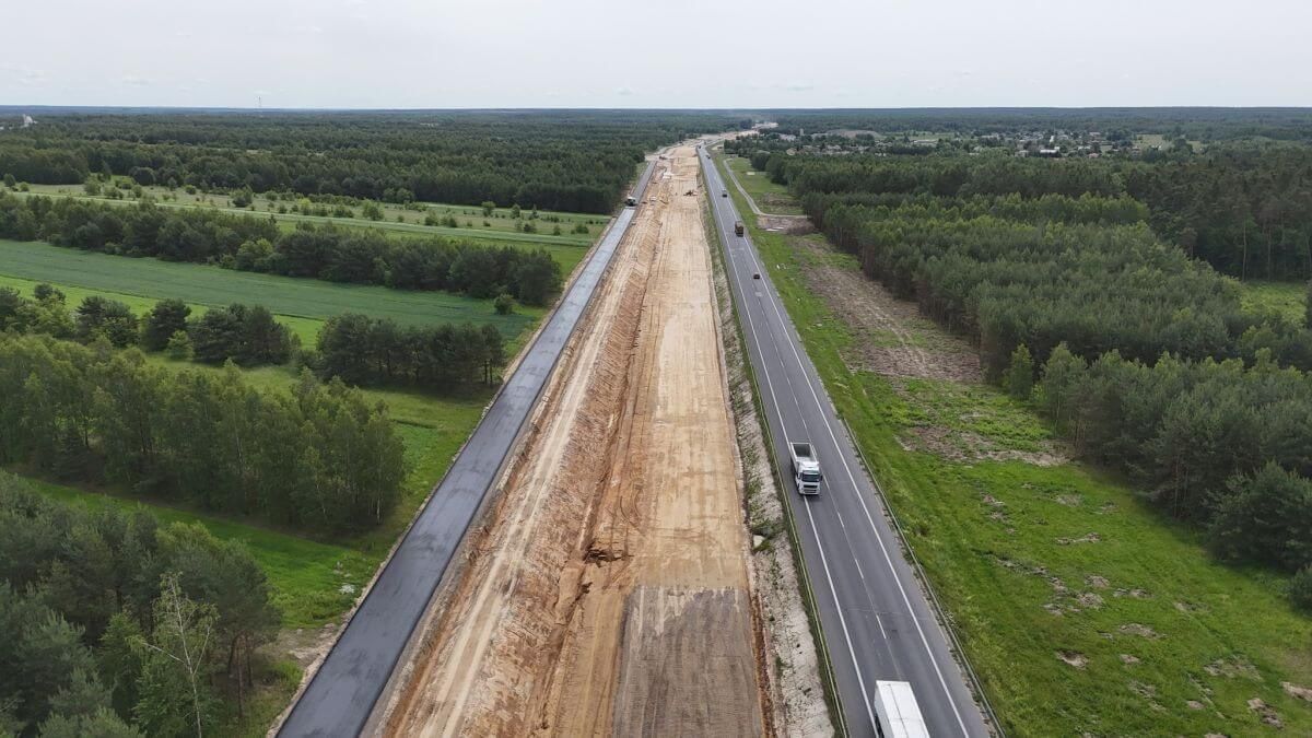 Postęp prac na budowie trasy S19 Lublin - Lubartów
