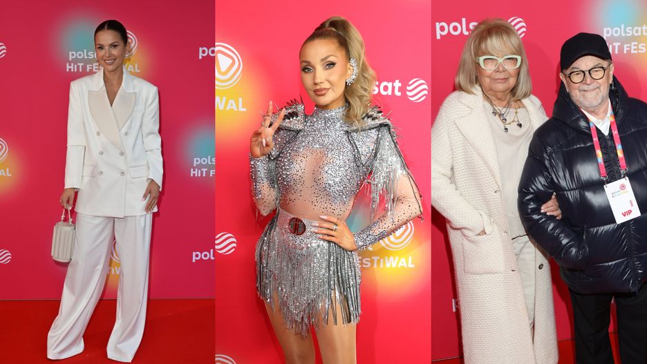 Gwiazdy na ściance Polsat Hit Festiwal 2025