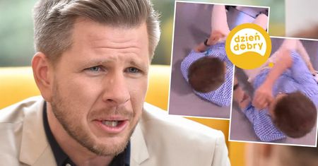 Wypadek w "DDTVN". Poturbowany Filip Chajzer nie wytrzymał i puścił wiązankę. Przekleństwa usłyszeli widzowie