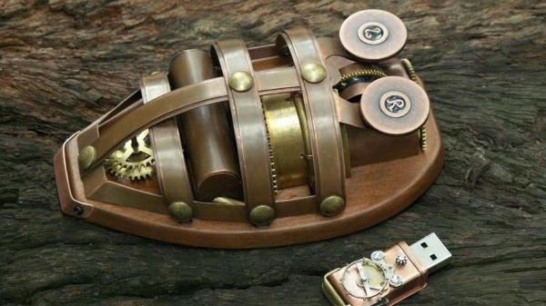 Jedna z najlepszych steampunkowych myszy komputerowych wszech czasów 1