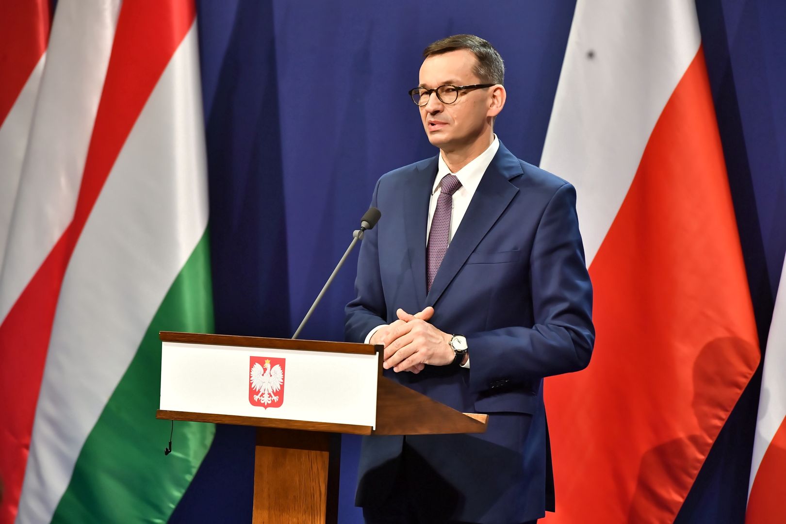 Budżet UE. Premier Mateusz Morawiecki podsumował rozmowę z kanclerz Niemiec