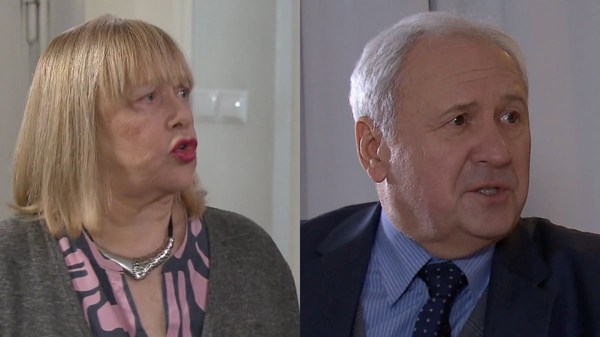 Kadry z serialu "Klan"