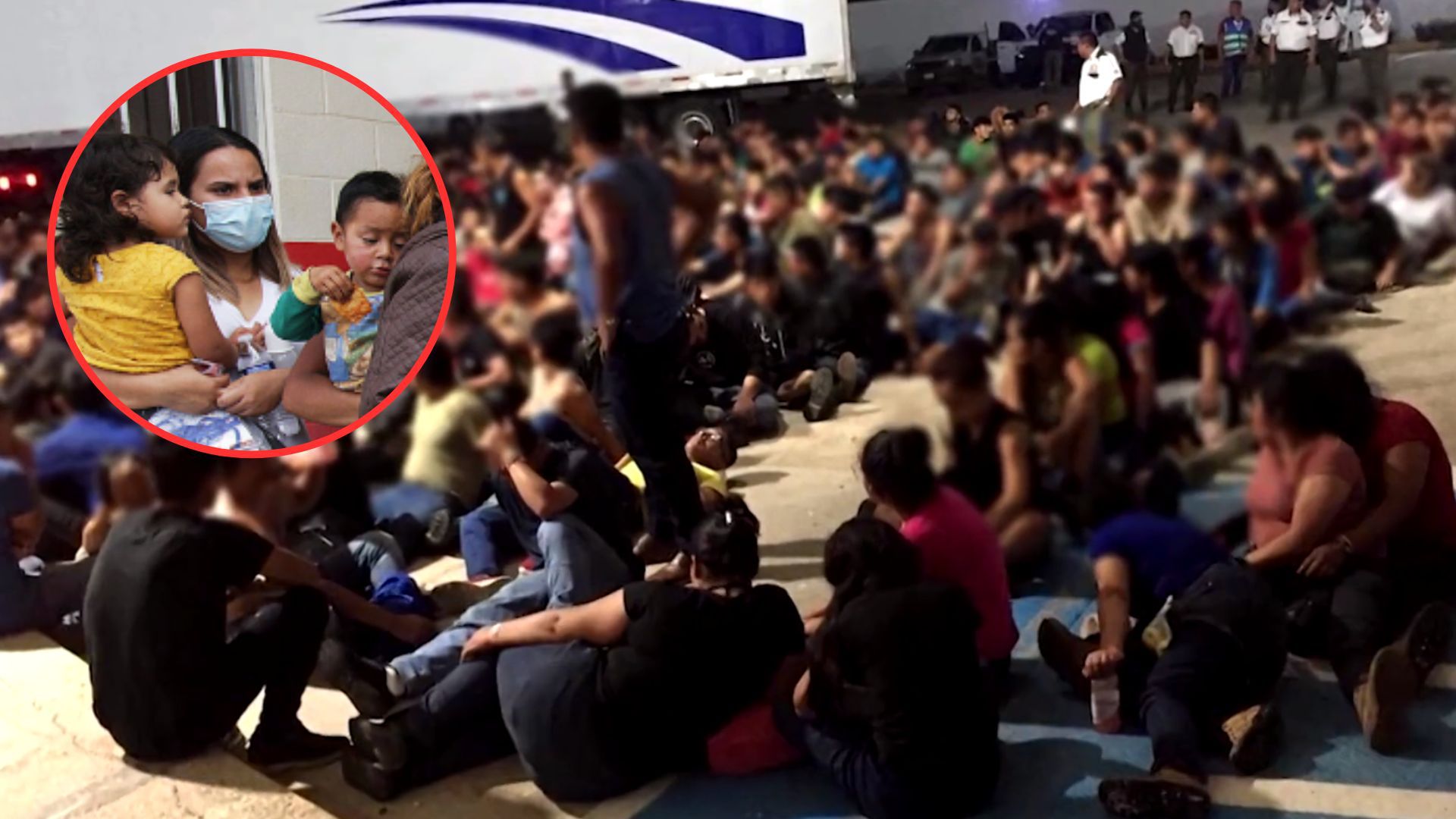 Ponad 100 dzieci w porzuconej przyczepie w Meksyku 