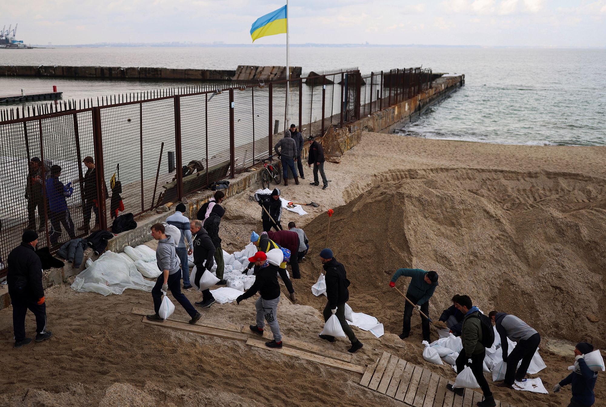Wojna w Ukrainie. Trwają przygotowania do obrony Odessy 3
