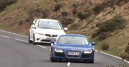 Honda Type R Mugen VS Audi R8 V10 - Ten wyścig ma sens! [video]