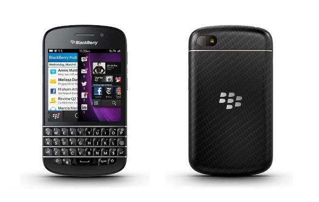 BlackBerry Q10 (fot. youtube.com)