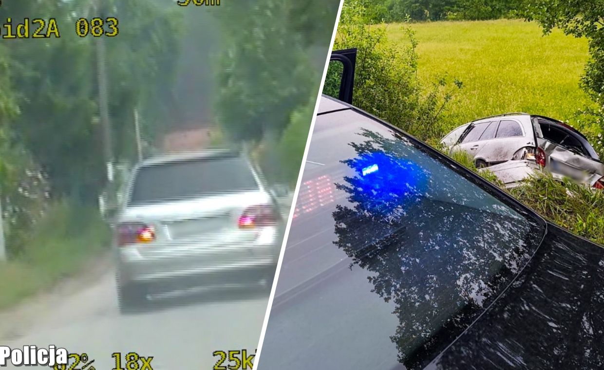Policja poinformowała o pościgu