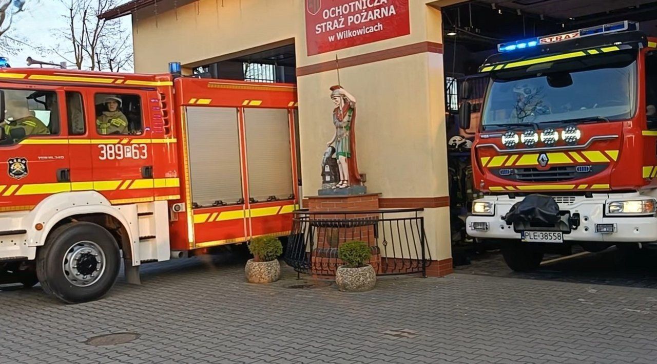 Remiza strażacka w Wilkowicach