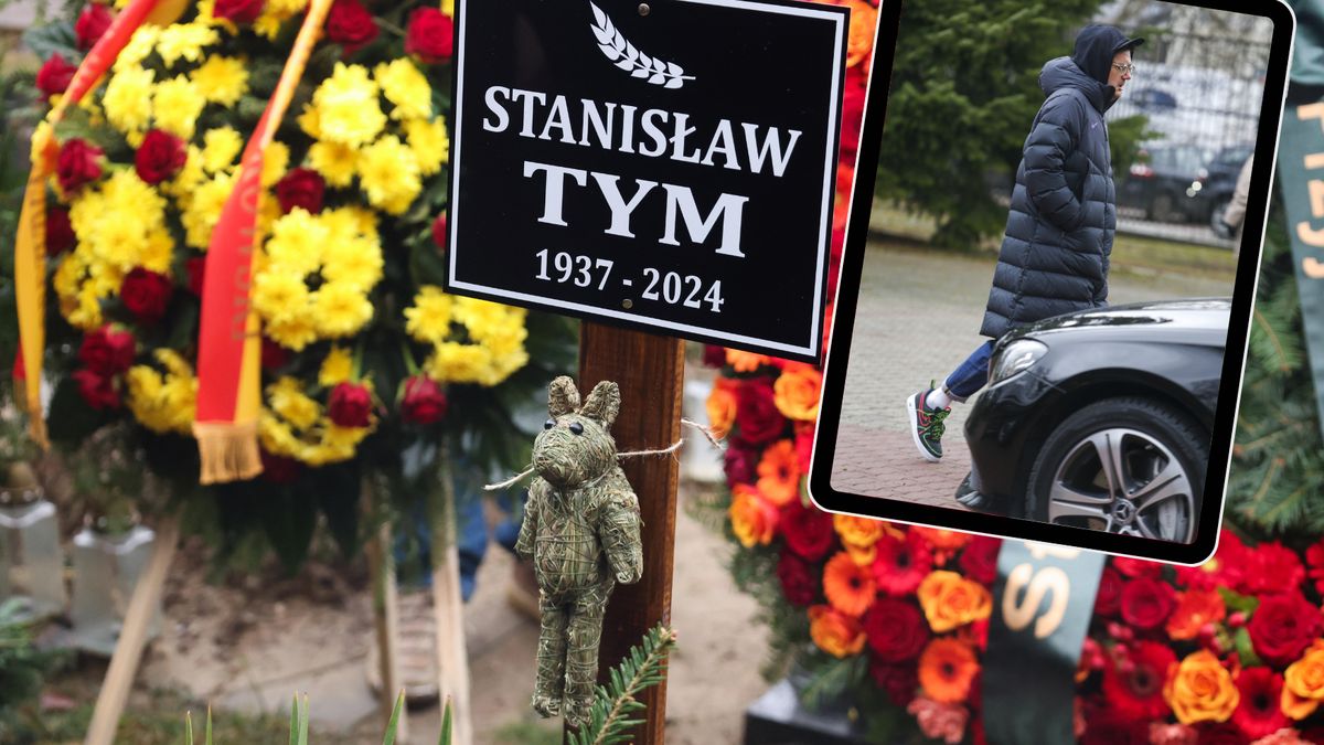 Tak Wojewódzki ubrał się na pogrzeb Stanisława Tyma
