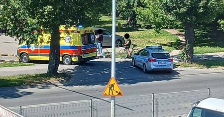 Potrącenie 15-latka na hulajnodze. Chłopiec trafił do szpitala