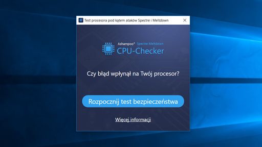 Ashampoo Spectre Meltdown CPU Checker