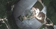 Obserwatorium Arecibo na zdjęciach z kosmosu. Trwają prace porządkowe