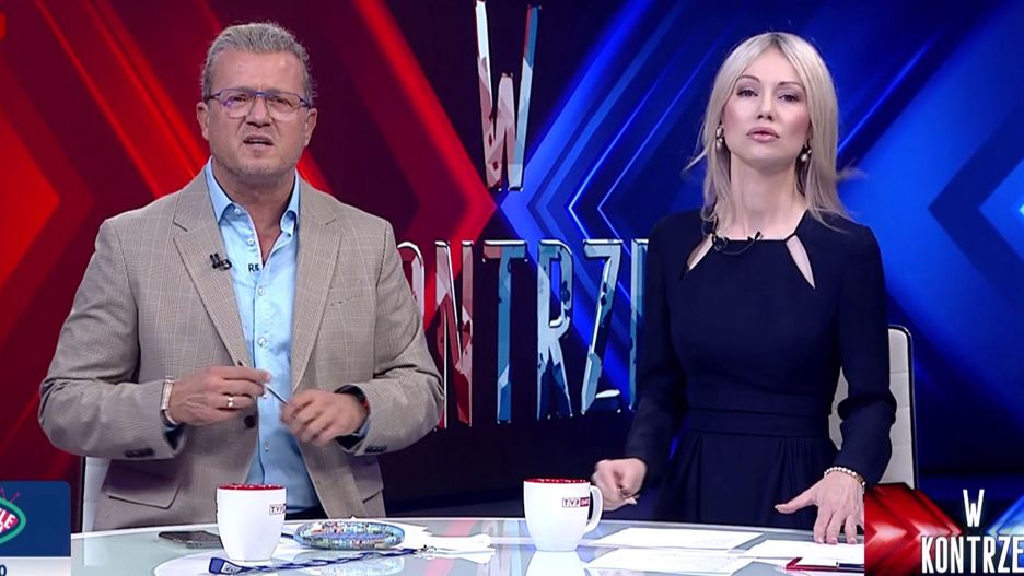 Jarosław Jakimowicz i Magdalena Ogórek z TVP Info są oburzeni wpisem Barbary Kurdej-Szatan