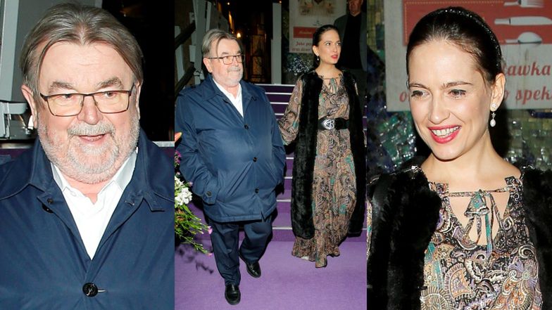 Anna Cieślak i Edward Miszczak w teatrze