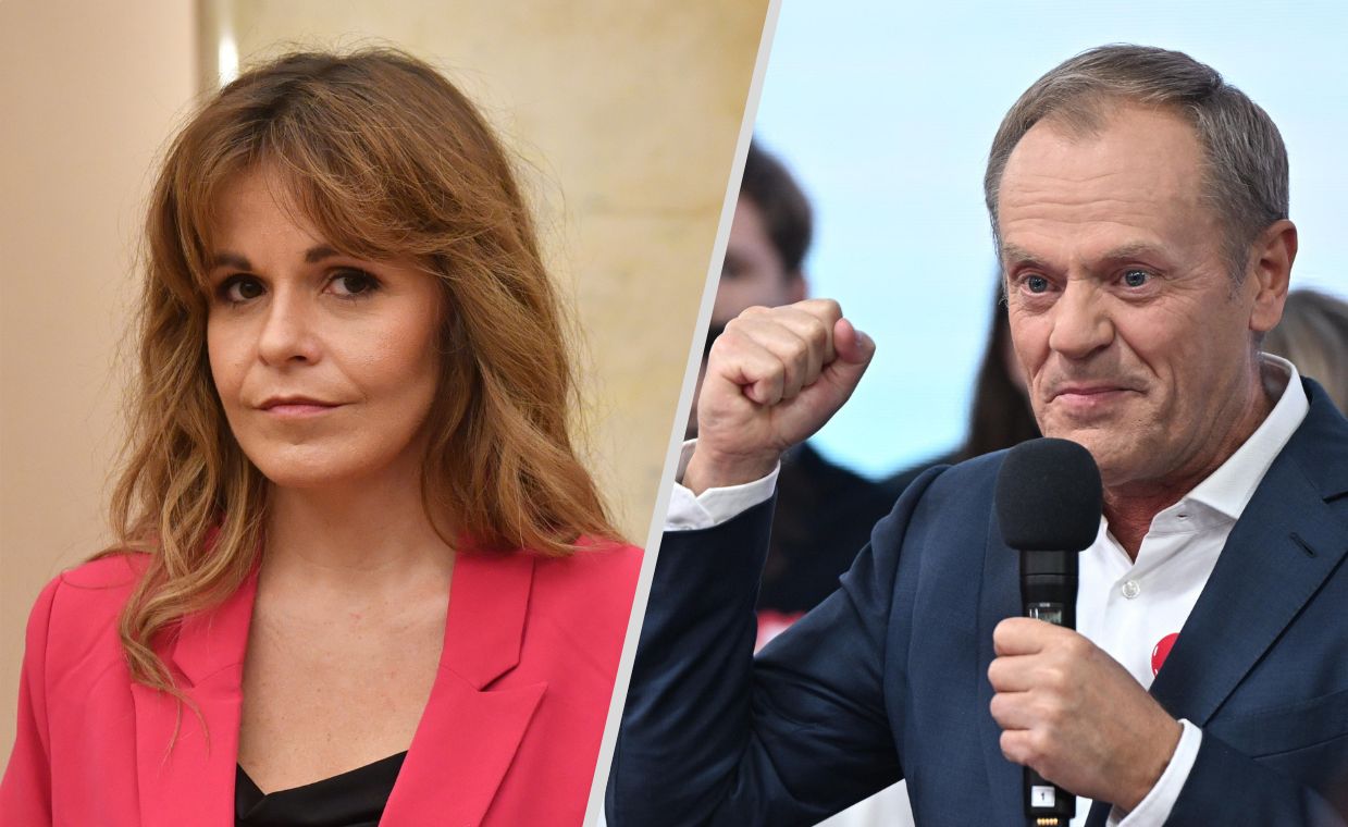 Dorota Olko / Donald Tusk