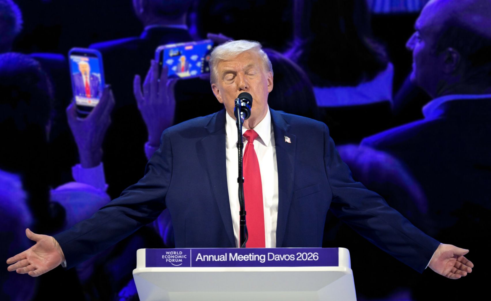 wiadomości,aktualności,WP Wiadomości Oto najważniejsze punkty z wystąpienia Trumpa w Davos. 