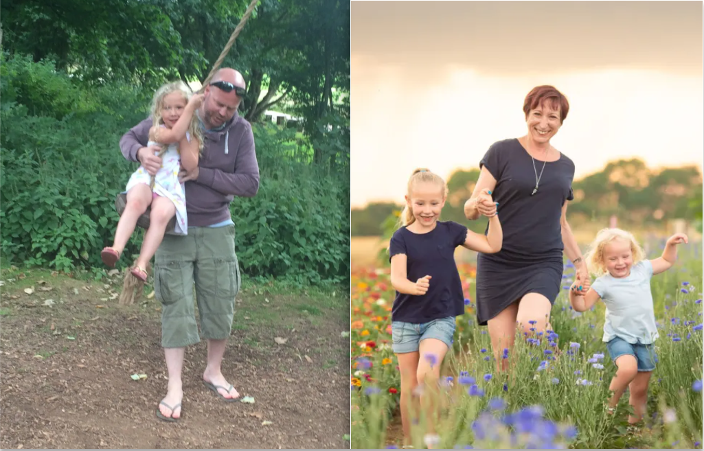 Ben i Karen Whybrow z dziećmi