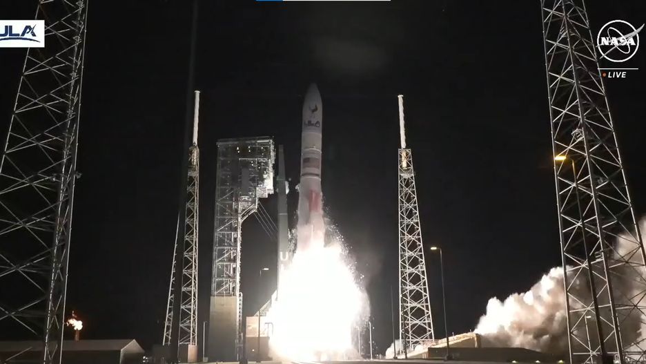 Start rakiety Vulcan z lądownikiem Peregrine